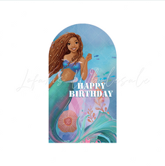 Housse pour arche Joyeux Anniversaire La Petite Sirène
