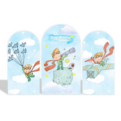 Toile de fond pour arche fête anniversaire thème Le Petit Prince