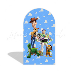 Toile de fond pour arche fête anniversaire thème Toy Story