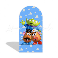 Toile de fond pour arche fête anniversaire thème Toy Story
