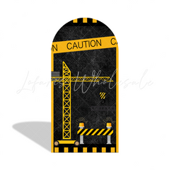 Toile de fond pour arche camion véhicules équipement en construction pour anniversaire Baby Shower