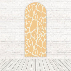 Toile de fond pour arche imprimé vache jaune pour décorations fête thème ferme