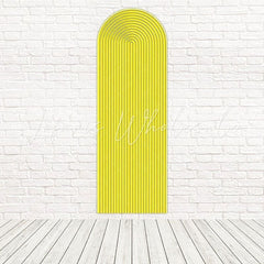 Toile de fond pour arche latte jaune pour thèmes célébration lumineux et joyeux