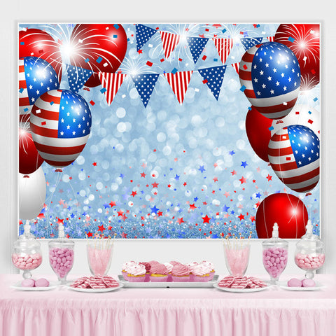 Toile de fond du 4 juillet pour la f¨ote d'anniversaire Baby Shower