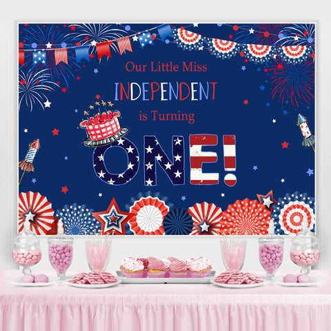 Toile de fond de la f¨ote du premier anniversaire des filles du 4 juillet