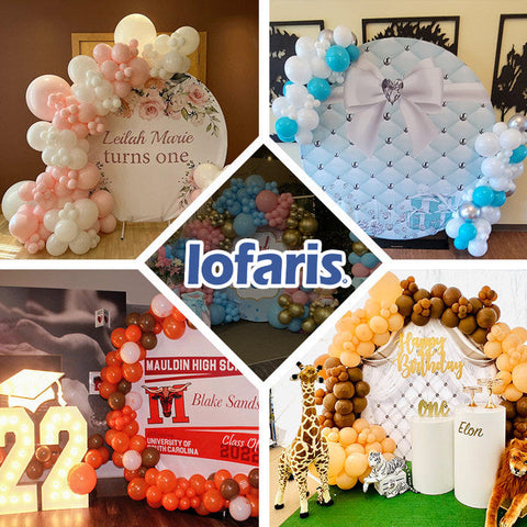 Thème chromatique hippie joyeux anniversaire cercle toile de fond