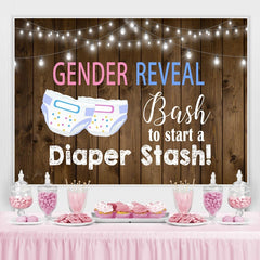 Bash pour démarrer une toile de fond de douche de bébé thème cachette de couches
