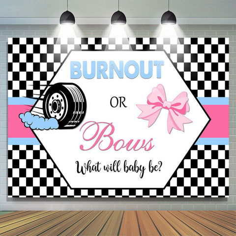 Grille noir blanc burnout ou toile de fond arcs pour baby shower