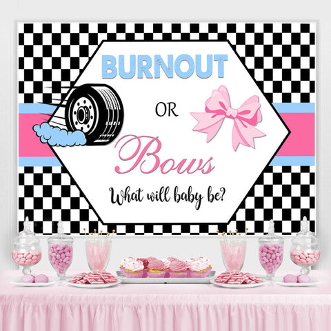 Grille noir blanc burnout ou toile de fond arcs pour baby shower