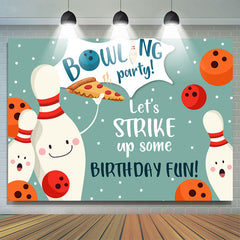 Bowling Party permet de créer une toile de fond amusante pour un anniversaire