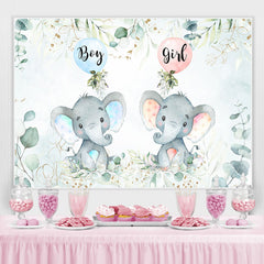 Lofaris mignon plantes vertes ballon bébé douche toile de fond