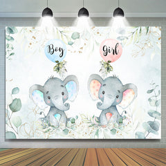 Lofaris mignon plantes vertes ballon bébé douche toile de fond