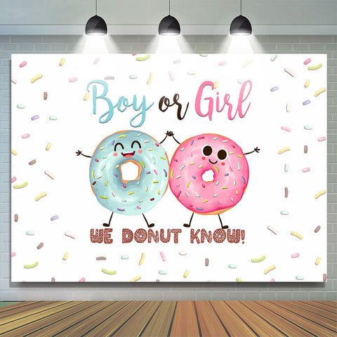 Lofaris Cute We Donut Know Toile de fond de douche de bébé douce