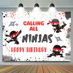 Call All Ninhas Belle toile de fond d'anniversaire de bande dessinée