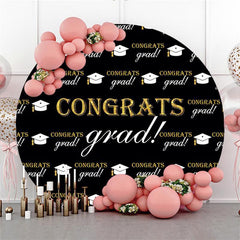Cercle Bachelor Cap Félicitations Grad Party Toile de Fond Décoration