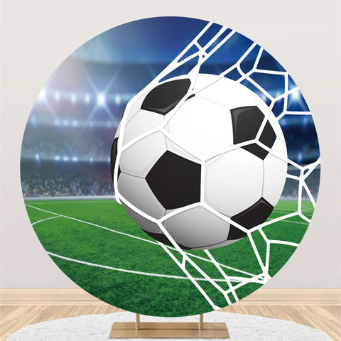 Thème de basket-ball cercle joyeux anniversaire toile de fond pour garçon