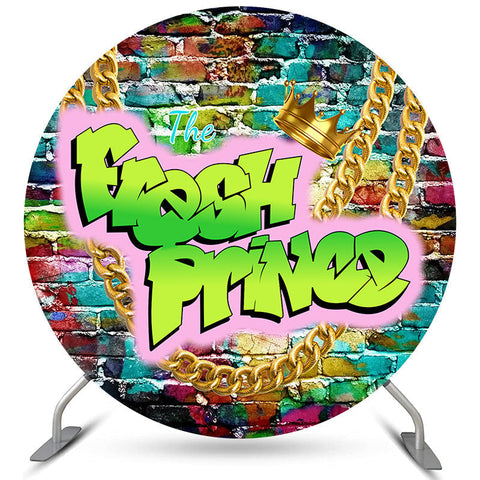 Cercle Graffiti Brique Fresh Prince Baby Shower Toile de Fond