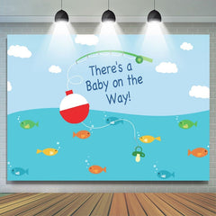 Toile de fond colorée Fish Boy First Birthday Photoshoot
