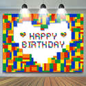 Toile De Fond "Joyeux Anniversaire" 150x100 Cm - Motifs Colorés, Gâteau, Ballons - Pour Décoration De Fête Et Photo - 2