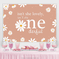 Toile de fond élégante fleurs tombées joyeux 1er anniversaire