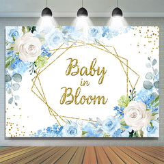 Toile de fond élégante et douce pour bébé en fleur