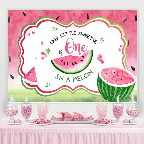 Premier anniversaire Photoshoot décors Summer Sweet Pink