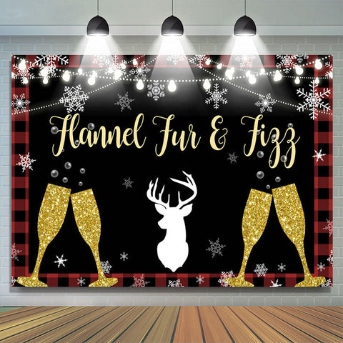 Flannel Fun et Figg Lights Fond en verre scintillant