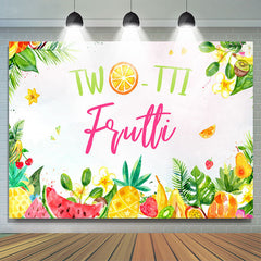 Fleur Fruits Feuilles Vertes Toile De Fond Joyeux Anniversaire
