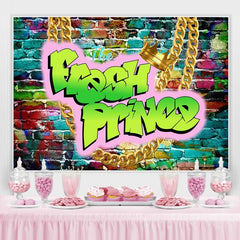 Brique de graffiti The Fresh Prince Baby Shower Toile de fond