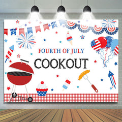 F¨ote de l'Ind¨|pendance Cookout Bbq Party Banni¨¨re Toile de Fond