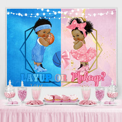 Layup ou maquillage décoration de toile de fond de fête de douche de bébé
