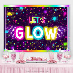 Lets Clow toile de fond graffiti coloré pour la fête d'anniversaire