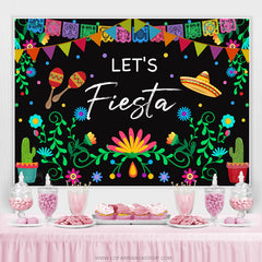 Lets Fiesta Plant Succulents Happy Holiday Toile de fond