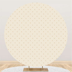 Toile De Fond De Fête De Joyeux Anniversaire Ronde Tache Brun Clair