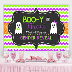 Little Boo What Will Baby Gender Reveal Toile de fond