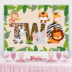 Petits animaux de la forêt mignons joyeux 2e anniversaire toile de fond