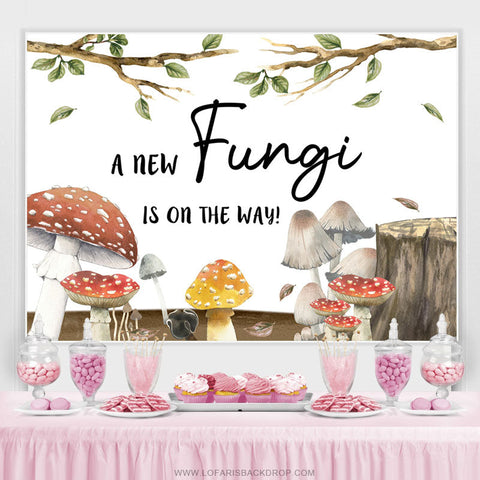 De nouveaux champignons sont en route pour révéler le genre Baby Shower Backdrop