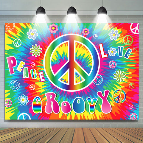 Peace And Love Graffiti Grooyy Anniversaire Toile de fond