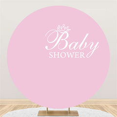 Toile de fond rose pur pour bannière de fête de douche de bébé filles