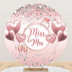 Les ballons de coeur rose doux encouragent la toile de fond de mariage