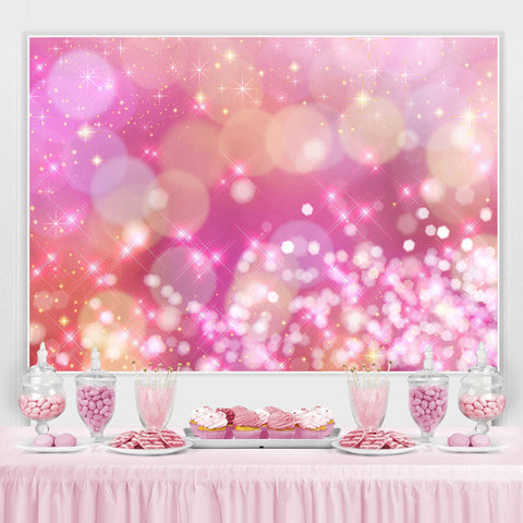 Bokeh Backdorp rose pour anniversaire et f¨ºte de naissance