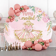 Robe rose à fleurs et paillettes Toile de fond joyeux anniversaire