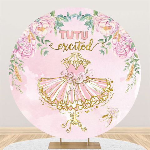 Robe rose à fleurs et paillettes Toile de fond joyeux anniversaire