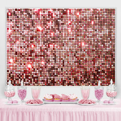 Toile de fond d'anniversaire rose paillettes bokeh spot pour fille