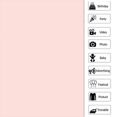 Toile de fond de f¨ote simple solide rose pour photo