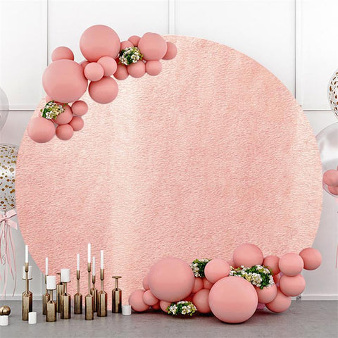 Toile de fond de cercle de fête d'anniversaire de texture rose pour fille