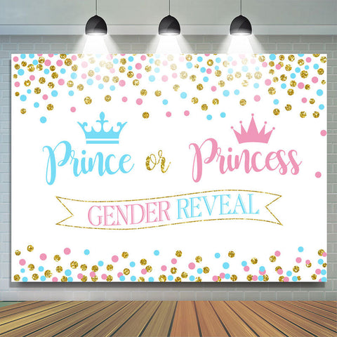 Toile de fond de douche de bébé prince ou princesse