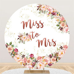 Toile de fond ronde joyeux anniversaire fleurs violettes et roses