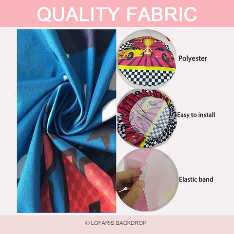 Toile de fond de joyeux anniversaire à rayures de couleur ronde pour la fête