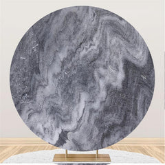 Toile De Fond D'anniversaire Abstrait Simple Rond Gris Et Blanc
